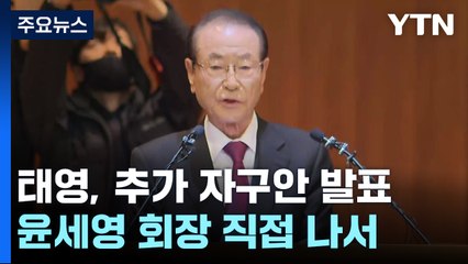 태영 "자구노력 부족하다면 대주주 지분 담보 제공" / YTN