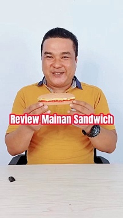 Mainan sandwich anak - mainan anak burger - mainan roti sandwich