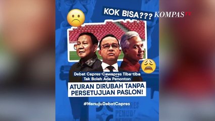 KPU Ubah Format Debat Capres-Cawapres Tanpa Penonton |NEWS OR HOAX