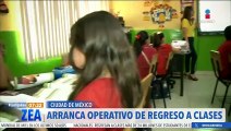 Implementan operativo por el regreso a clases en la CDMX