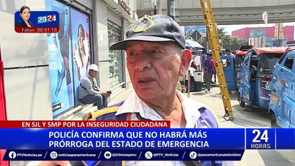 Estado de emergencia no será ampliado en SJL y SMP, asegura comandante general de la PNP