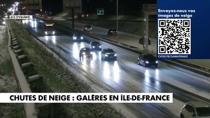 Chutes de neige : galères en Île-de-France
