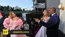 Brie Larson FANGIRLS and CRIES Over Jennifer Lopez at the Golden Globes