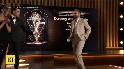 Derek Hough In Tears Dedicating Emmy Win to Wife Hayley After Brain Surgery