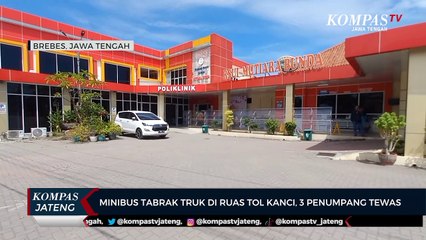 Minibus Tabrak Truk di Ruas Tol Kanci, 3 Penumpang Tewas