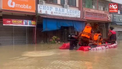 Paras Air di Kota Tinggi Masih Tinggi, Beberapa Penduduk Enggan ke PPS Akibat Lokasi Tinggi 🌊