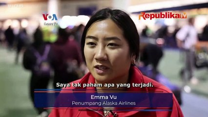 Ngeri, Panel Pesawat Alaska Airlines Lepas di Udara