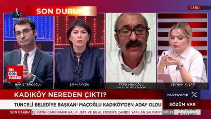 Fatih Mehmet Maçoğlu'na Halk TV'de Kadıköy sorgusu