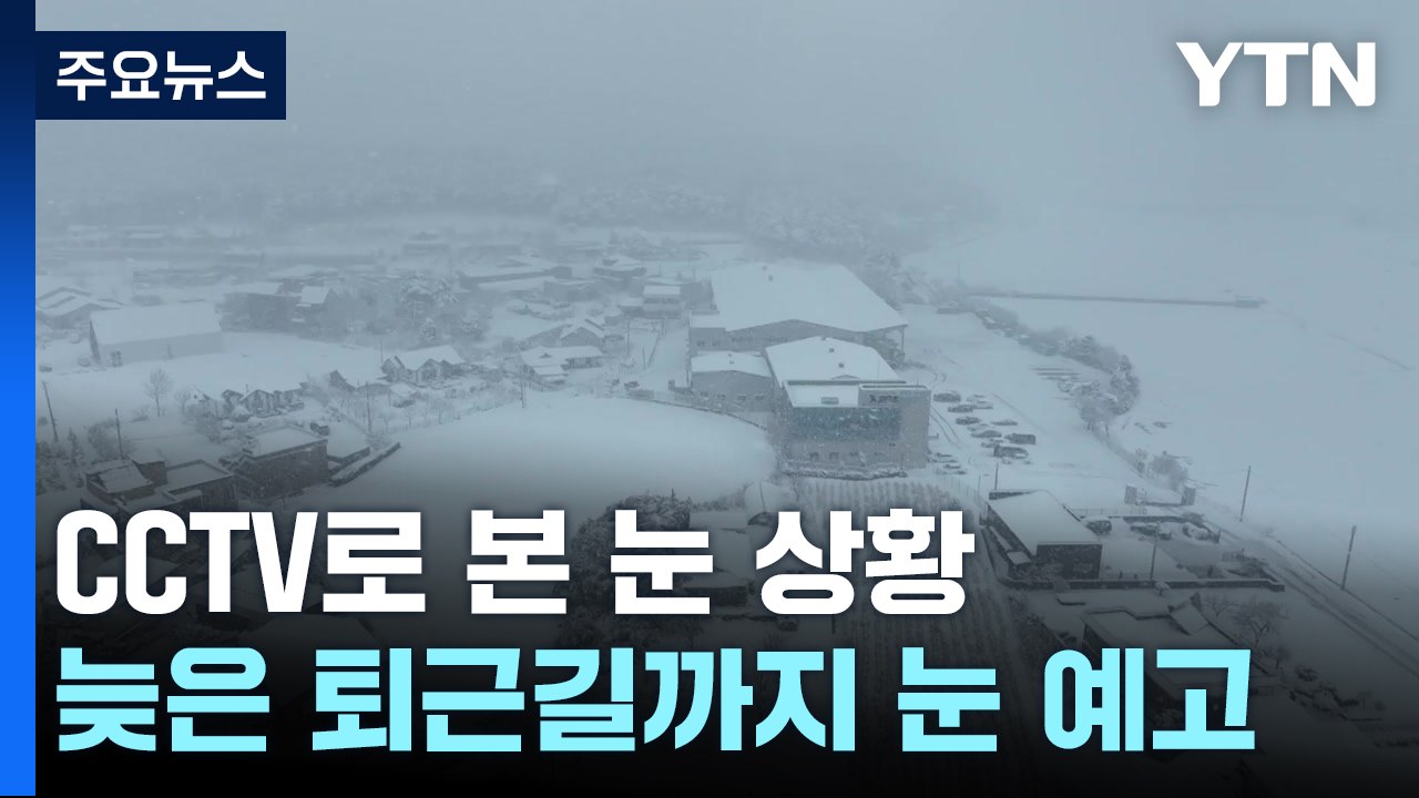 [날씨] CCTV로 본 현재 눈 상황...14년 만의 1월 대설 / YTN