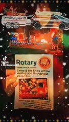 Selsdon santa sleigh charity by rotary club uk December 2023 & if like FOLLOW me thx