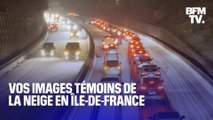 Versailles, Saclay, A13... Vos images témoins de la neige en Île-de-France cette nuit