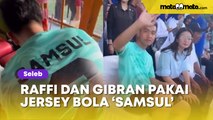 Momen Kocak Gibran Dan Raffi Ahmad Ganti Baju Bola Di Rumah Warga, Pakai Jersey 'Samsul'