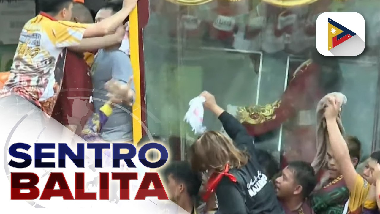 Pagdaan ng andas ng Poong Itim na Nazareno sa ilang maliliit na kalsada, naging mabilis;