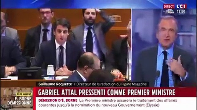 Polémique après une séquence sur LCI où est évoquée la sexualité de Gabriel Attal comme étant une des motivations pour son éventuelle nomination - La chaîne décide de retirer la séquence