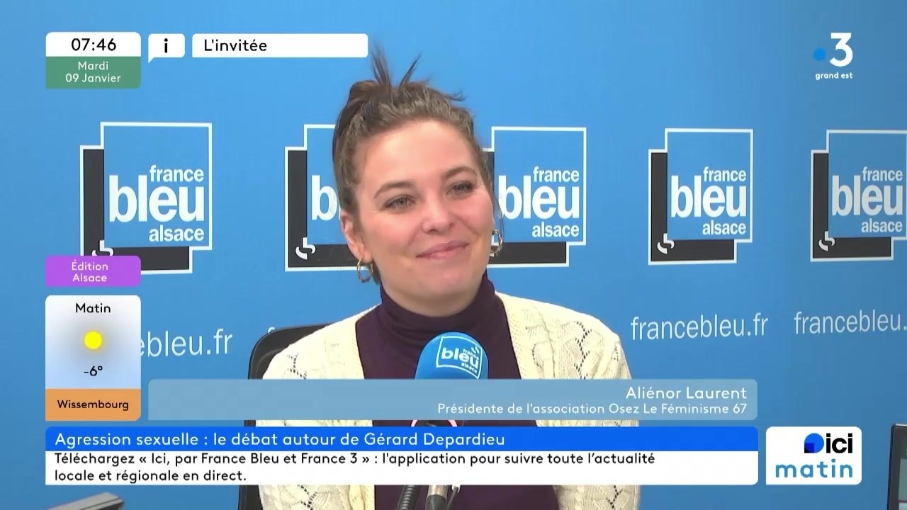 Aliénor Laurent, présidente de l'association Osez le Féminisme 67