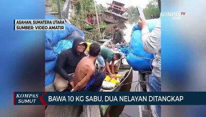 Nelayan di Kabupaten Asahan Ditangkap Usai Kedapatan Bawa Sabu 10 Kg