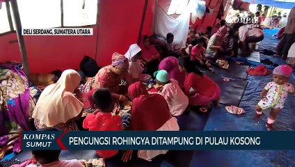 Pemprov Sumatera Utara tampung Sementara Ratusan Pengungsi Rohingya di Pulau Kosong