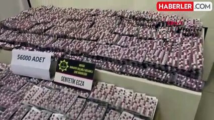 Mersin'de Otobüs Firmasının Deposunda 56 Bin Sentetik Hap Ele Geçirildi