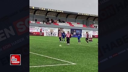 Balıkesir Ceylanspor’un 130 kiloluk forvet oyuncusu Hasan Kılıç