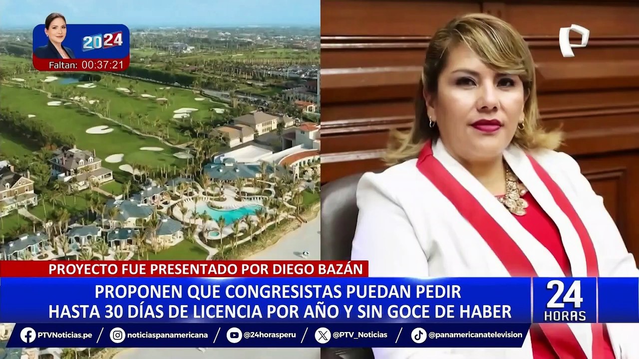 Diego Bazán: “Proyecto propone que congresistas solo puedan pedir licencia por un máximo de 30 días al año”