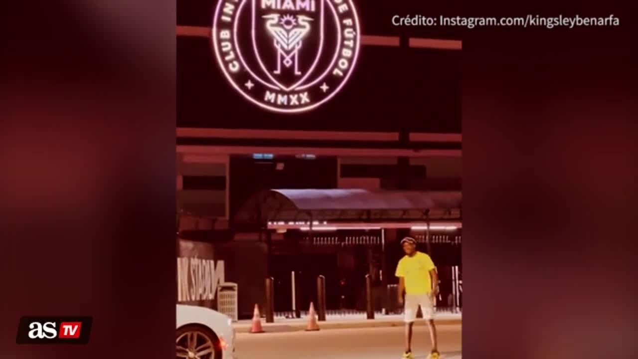 Boy goes viral doing Ronaldo’s “Siuuu” in front of Inter Miami stadium