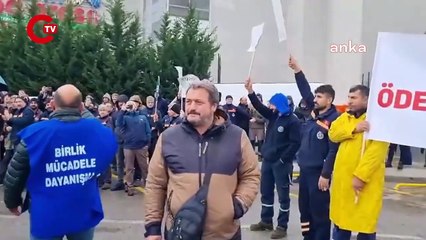 Milli Savunma Bakanlığı'na bağlı fabrikalarda çalışan işçiler Ankara'ya yürüyor...