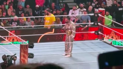 Jinder Mahal Confronts Seth Rollins - WWE Raw 1/8/2024