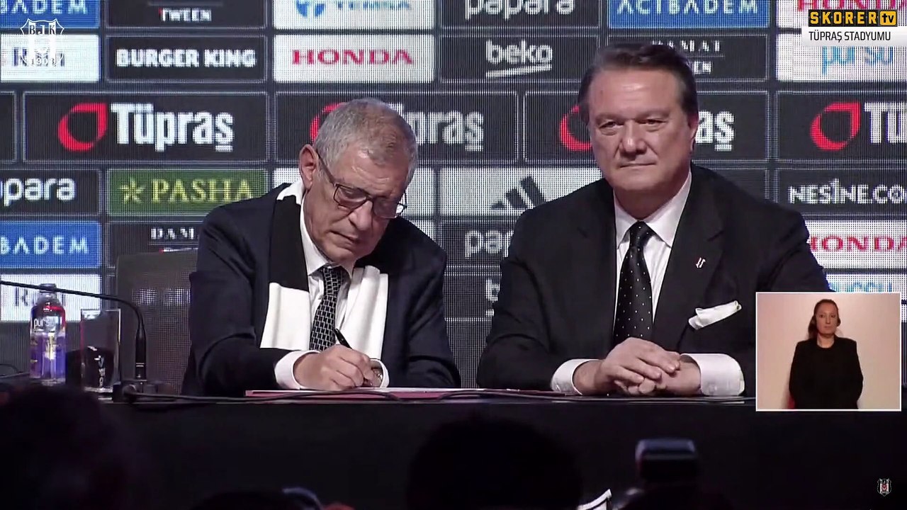 Fernando Santos, Beşiktaş için imzayı attı