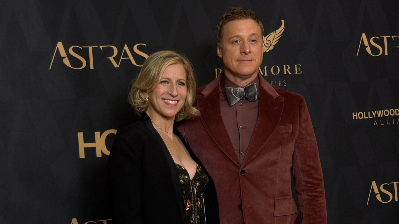 Charissa Barton and Alan Tudyk 2024 Astra TV Awards Red Carpet Fashion