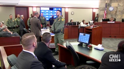 Film sahnesi değil gerçek! Hakime saldıran sanık, mahkemeye böyle getirildi