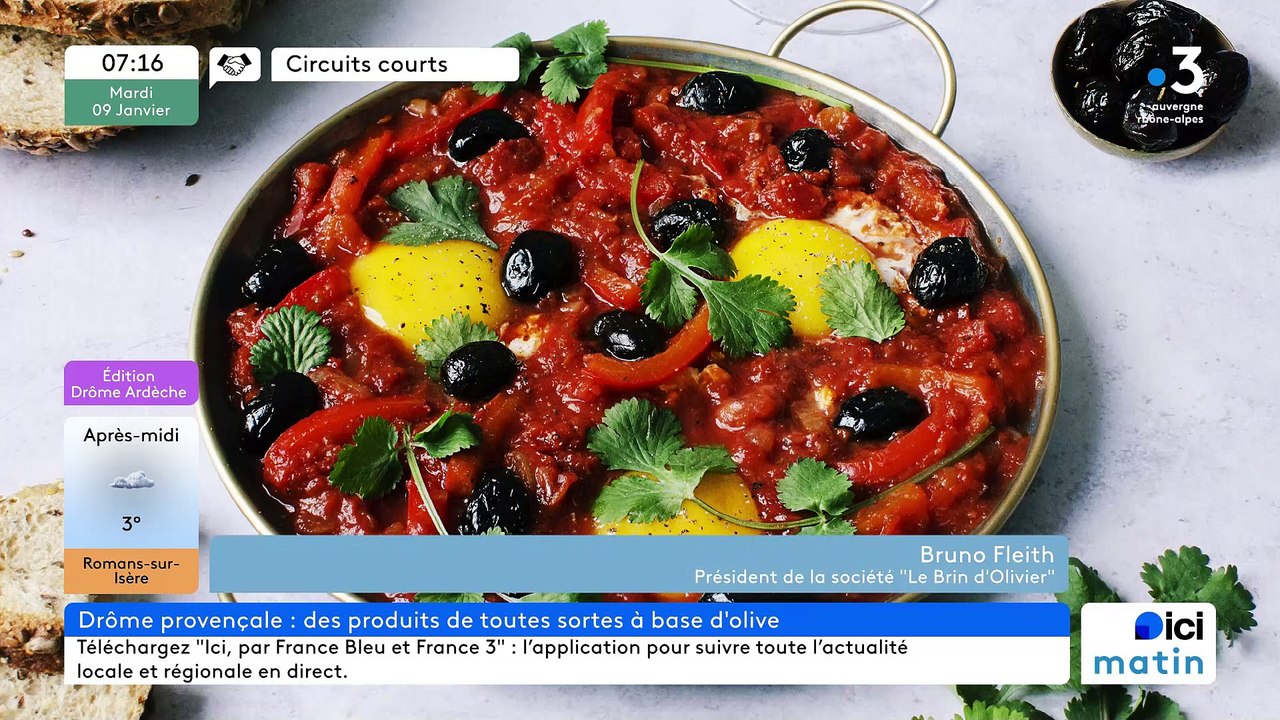 A Nyons, "Le Brin d’Olivier" confectionne et commercialise l’olive sous toutes ses formes.