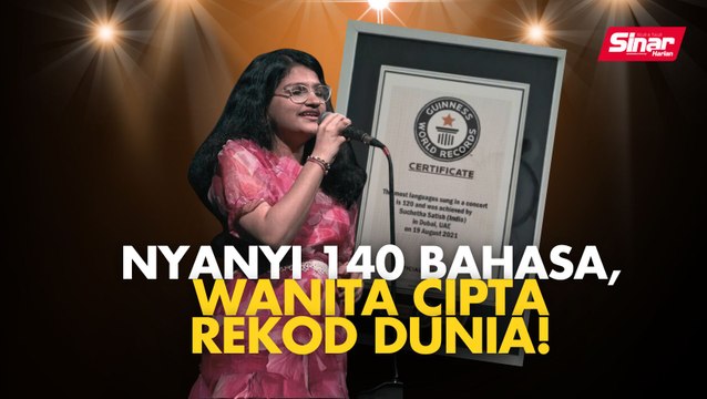 Nyanyi 140 bahasa, wanita cipta rekod dunia