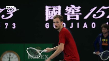 Open d'Australie 2024 - Daniil Medvedev à l'entrainement à Melbourne