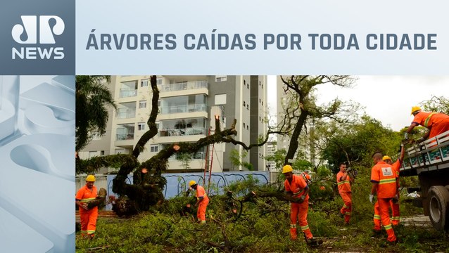 Fortes chuvas provocam falta de energia em SP