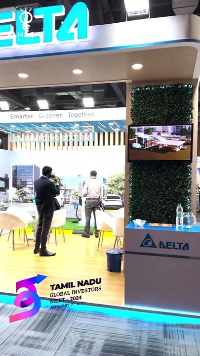 Delta Electronics at Tamil Nadu Global Investors Meet-2024 (TNGIM), on 7th & 8th January, 2024 at Chennai Trade Centre, Chennai.