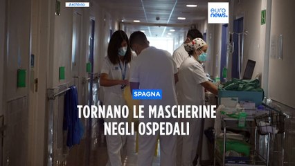 Spagna, ondata influenzale e picco di casi Covid: mascherina obbligatoria negli ospedali