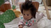 Baby Has Hair So Thick People Think It’s A WIG!