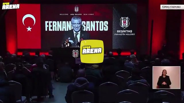 Beşiktaş'ın yeni teknik direktörü Fernando Santos'un imza töreninde gergin anlar! Başkan Hasan Arat ile bir gazeteci...