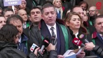 Türkiye Barolar Birliği Başkanı Erinç Sağkan’dan Çağlayan’da adliye önünde 'Can Atalay' açıklaması