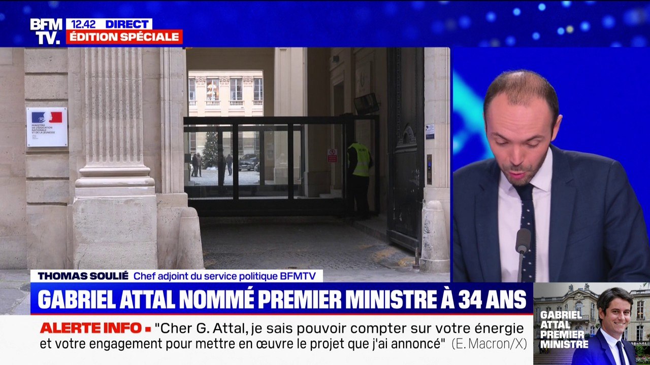 "Je sais pouvoir compter sur votre énergie et votre engagement": Emmanuel Macron s'adresse à Gabriel Attal, son nouveau Premier ministre, sur X