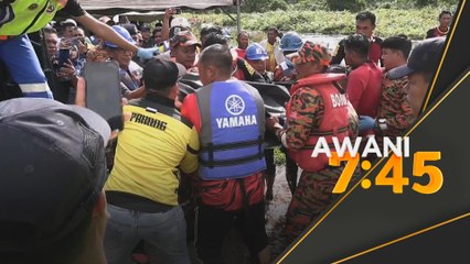 Rakan gagal cuba selamatkan lelaki hanyut bersama motosikal