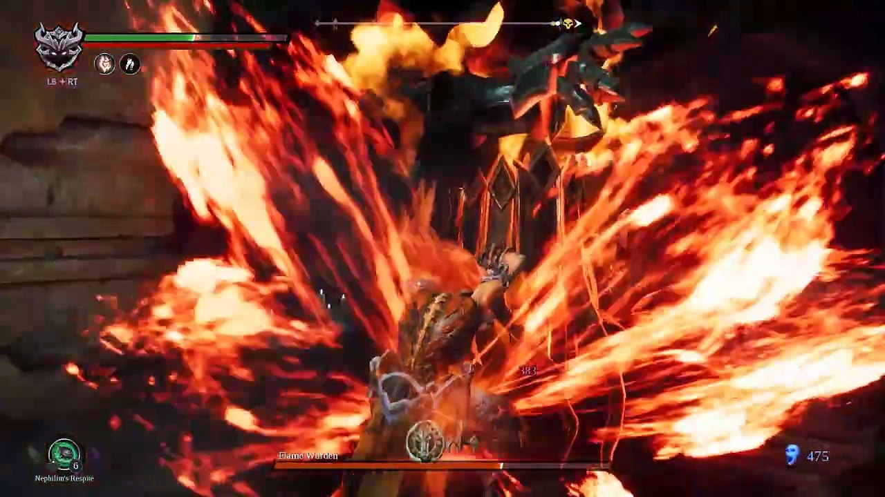 Darksiders 3 Fury vs Flame Warden