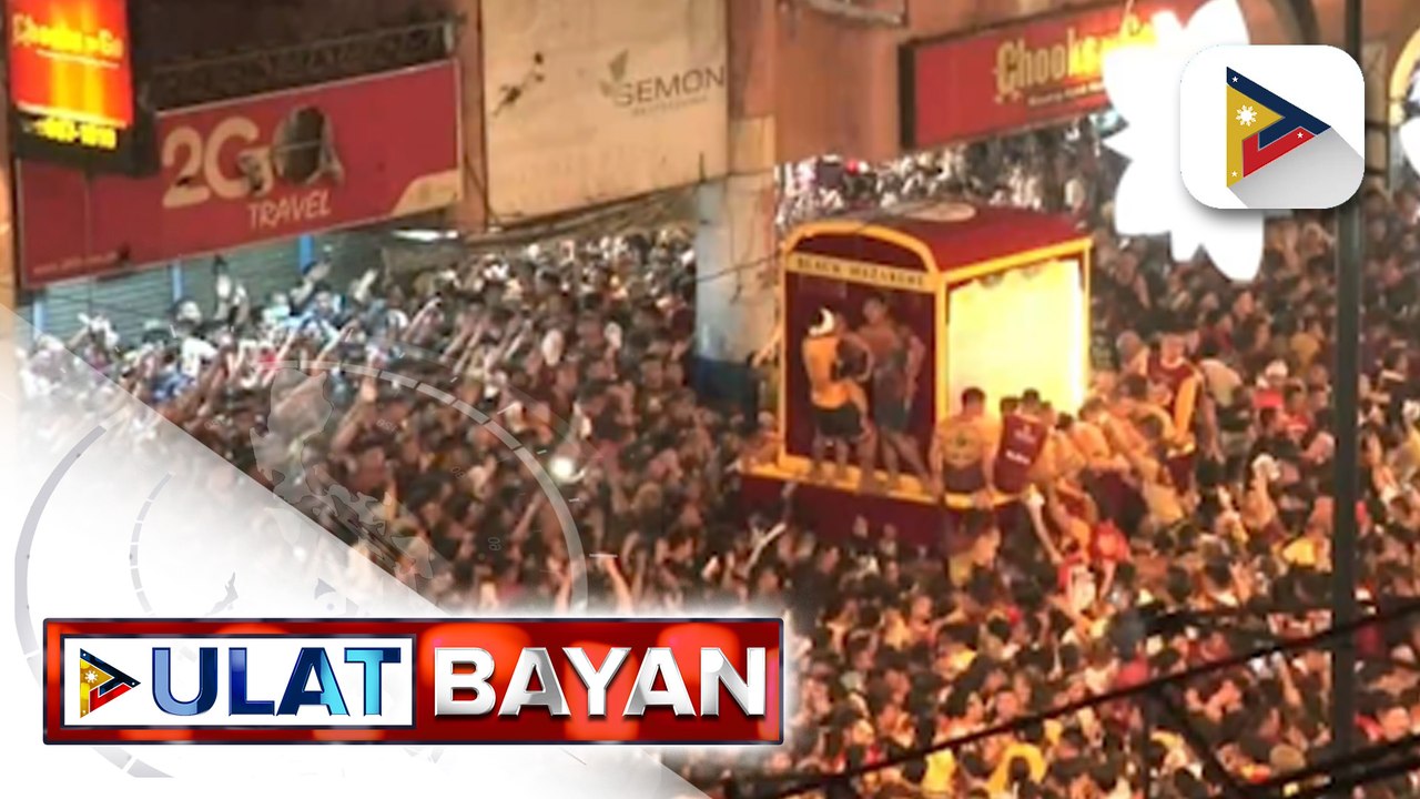 Mga deboto ng Itim na Nazareno, pilit pa ring sumasampa sa Andas