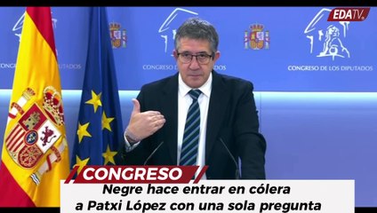 La pregunta de Negre que ha hecho que Patxi López y su jefa de prensa entren en cólera