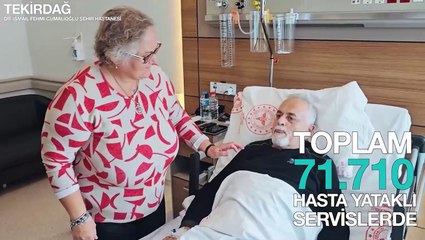 Tekirdağ Şehir Hastanesi 3 yılda 4 Milyon 587 Bin hastaya hizmet verdi