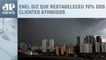 Alguns bairros na capital de SP estão 18 horas sem energia após fortes chuvas