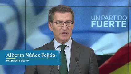 Feijóo: "No voy a ser el salvavidas de un presidente intervenido por propia voluntad"