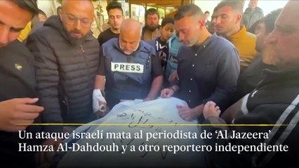 Mueren dos periodistas en un ataque israelí en Gaza