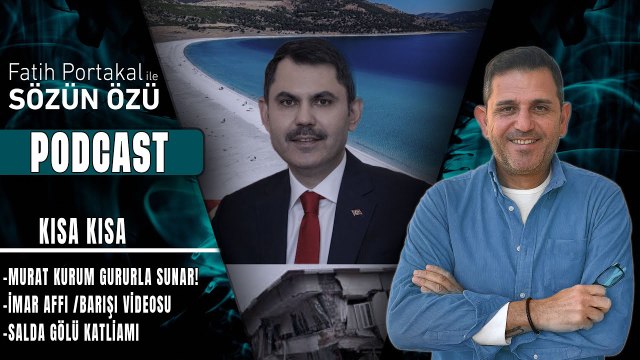 MURAT KURUM GURURLA SUNAR! İMAR AFFI /BARIŞI VİDEOSU, SALDA GÖLÜ KATLİAMI, SOKAK HAYVANI ÖNERİSİ…