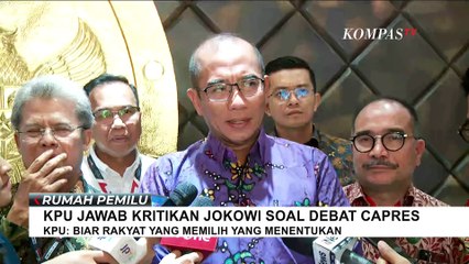 Pastikan Format Debat Tak Diubah Usai Dikritik Jokowi, KPU: Biar Rakyat yang Memilih yang Menentukan